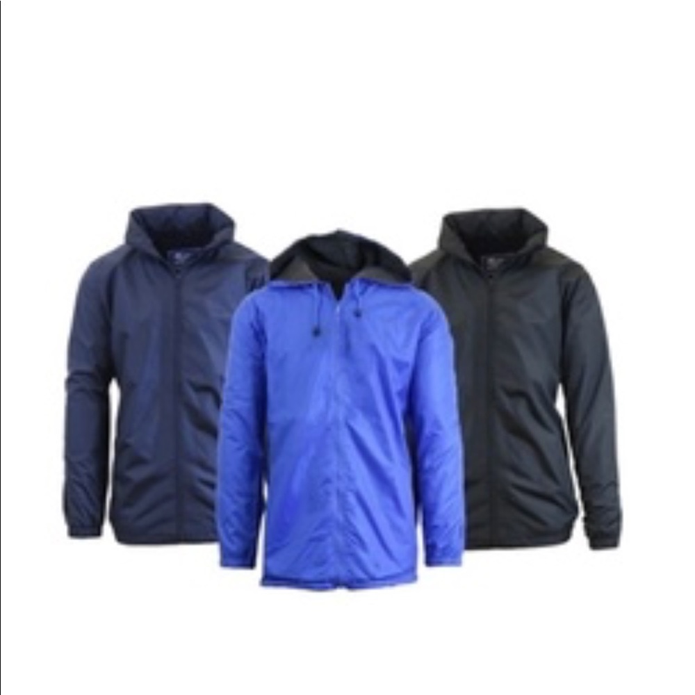 Blue men’s Windbreaker